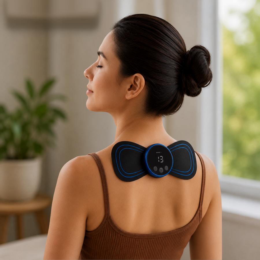 Masseur EMS Cervical & Corps | Soulagement douleurs musculaires en 15 min