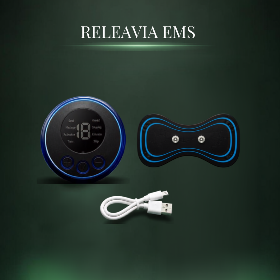 Masseur EMS Cervical & Corps | Soulagement douleurs musculaires en 15 min