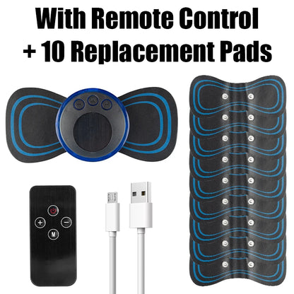 Electric TENS Pulse Neck Massager EMS Cervical Massage for Neck Back Body Eletric Muscle Stimulator Electrostimulator 19 Gears